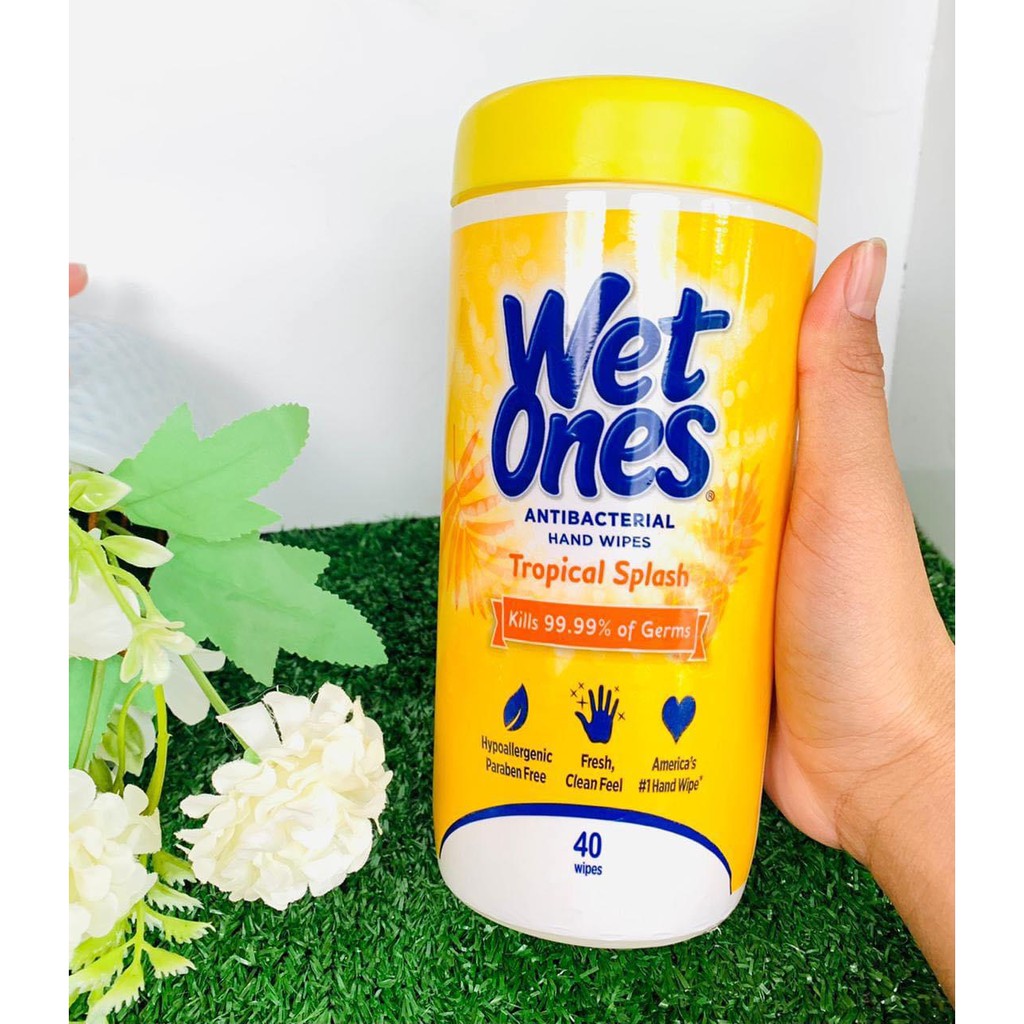 Khăn giấy diệt khuẩn ướt Wet Ones - Mỹ