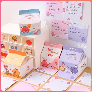 Girl's Heart Boxed Non-sticky Post-it Notes