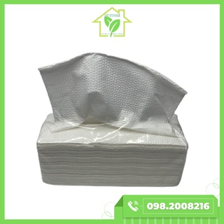 Giấy lau tay đa năng 2 lớp dai mềm, thấm nước, giá rẻ gói 100 tờ