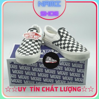 [HÀNG 1:1] Giầy Thể Thao Vans caro /Giày Sneaker Nam Nữ Đủ Size : 36-43 /Giày Vans slip on /Lustore