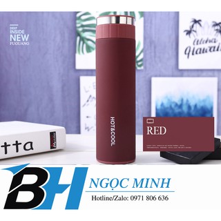 Bình giữ nhiệt lõi chân không kép cao cấp hot & cool 500ml - hàng nhập khẩu