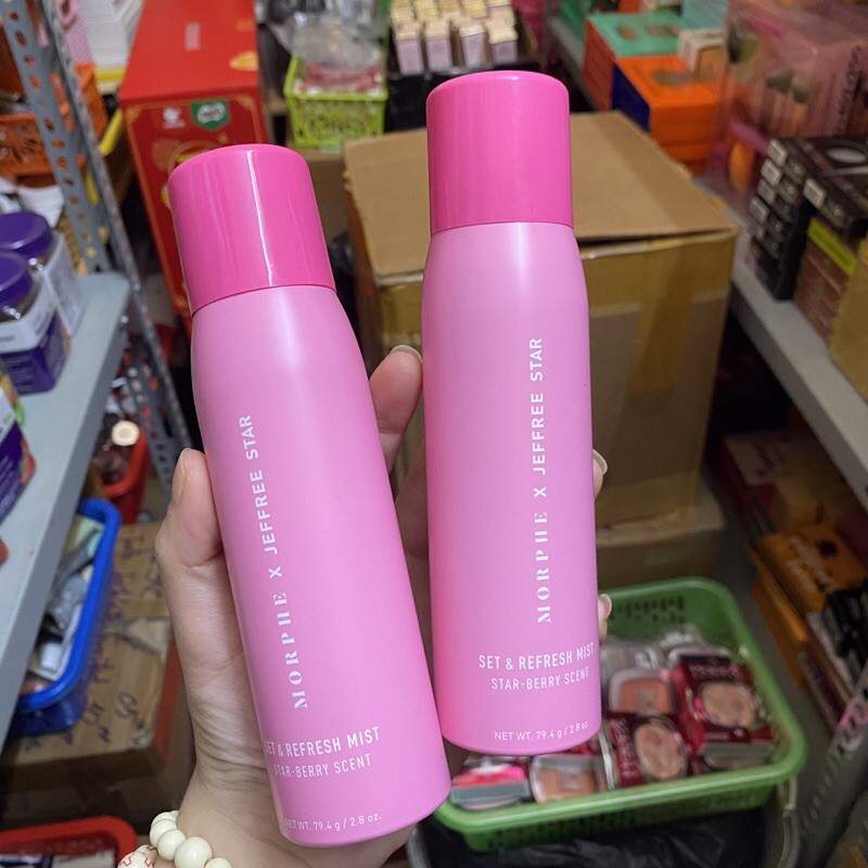 XIT KHOÁNG CẤP ẨM / KHOÁ NỀN MAKEUP MORPHE x JEFFREE STAR DÂU.