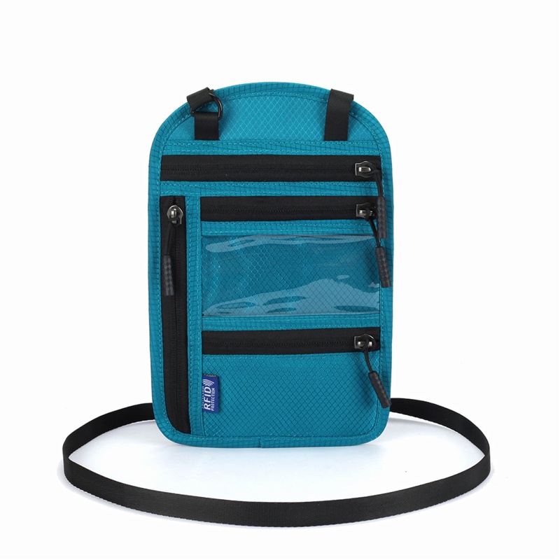 Ví Đựng Hộ Chiếu Đeo Cổ Có Dây Đeo Điều Chỉnh Được Chống Trộm