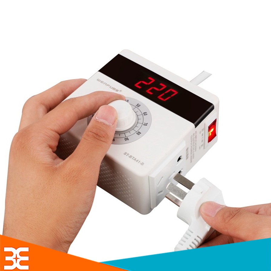 Bộ Điều Chỉnh Điện Áp 220VAC ST-BTA41-B - Chống Giật ( BH : 1 tháng )