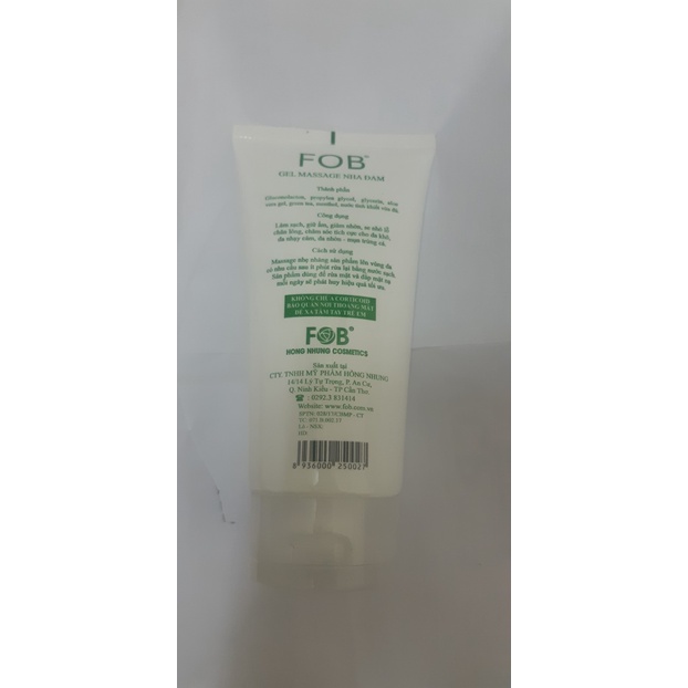 Sữa Rửa Mặt Nha Đam FOB Rất Phù Hợp Cho Da Dầu Và Da Nhạy Cảm 120g