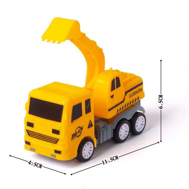 Đồ chơi 1 chiếc xe công trình, xe quân sự, xe cứu hộ nhiều mẫu nhiều màu