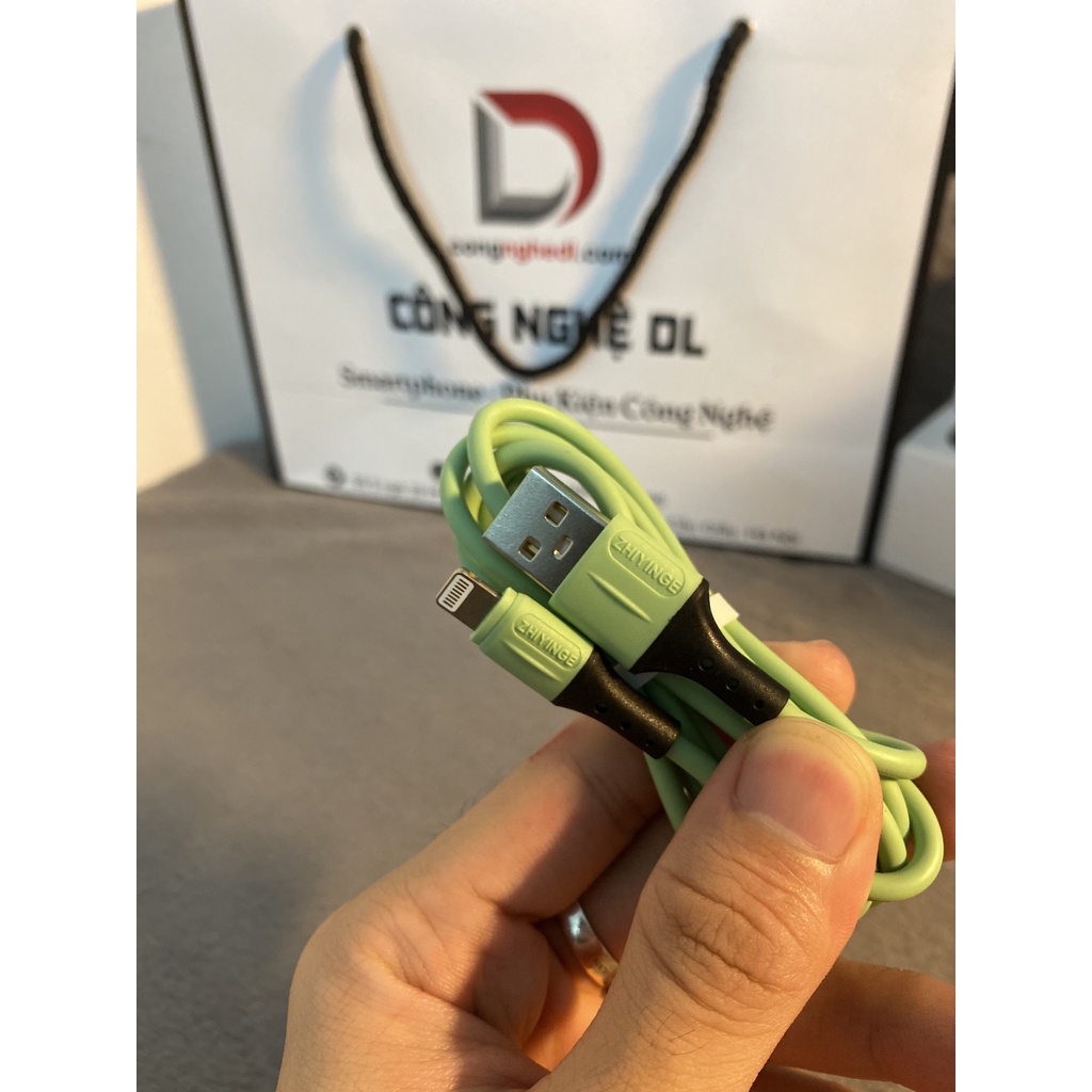 Dây cáp sạc ZHIYINGE cho IPcao su non siêu bền