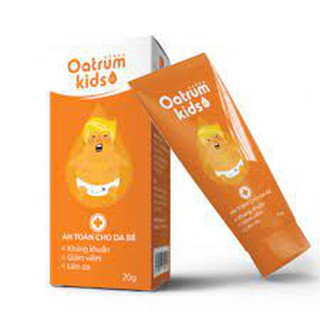 Oatrum kids gel liền da, rôm sẩy, mụn nhọt cho bé tuýp 20gr