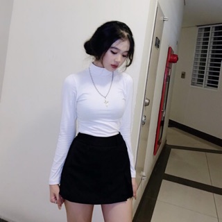 Áo cổ lọ tay dài