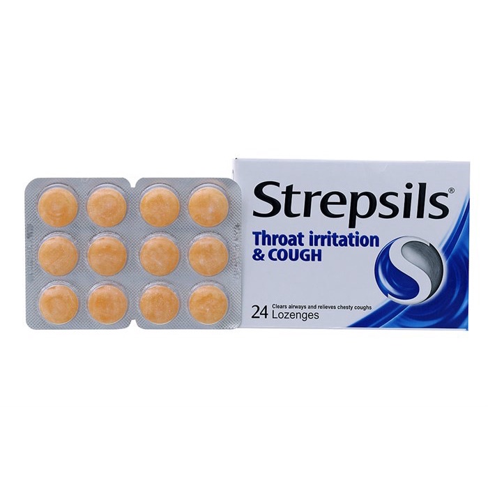 Strepsils giúp giảm ho và khó chịu vùng họng