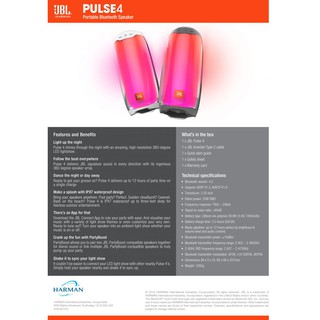 Loa Bluetooth Di Động JBL Pulse 4
