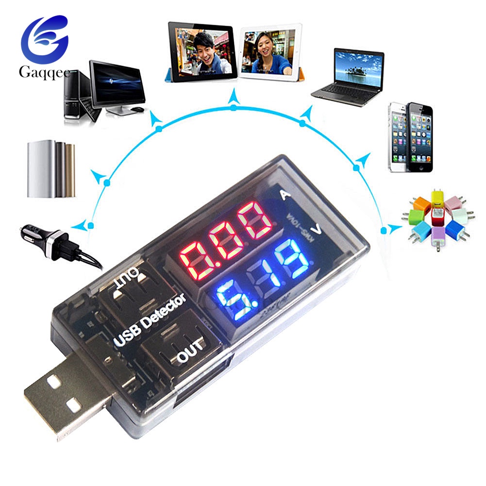 GAQQEE Usb Kiểm Tra Dòng Điện DC Kỹ Thuật Số Chuyên Dụng