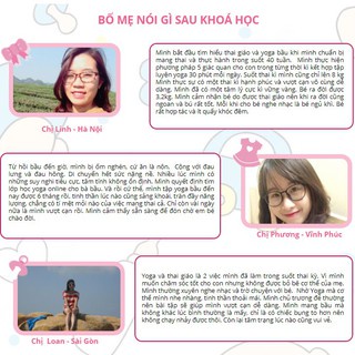 Toàn quốc- [E-voucher] FULL khóa học YOGA BẦU Mẹ khỏe con vui cùng chuyên gia Luna Thái