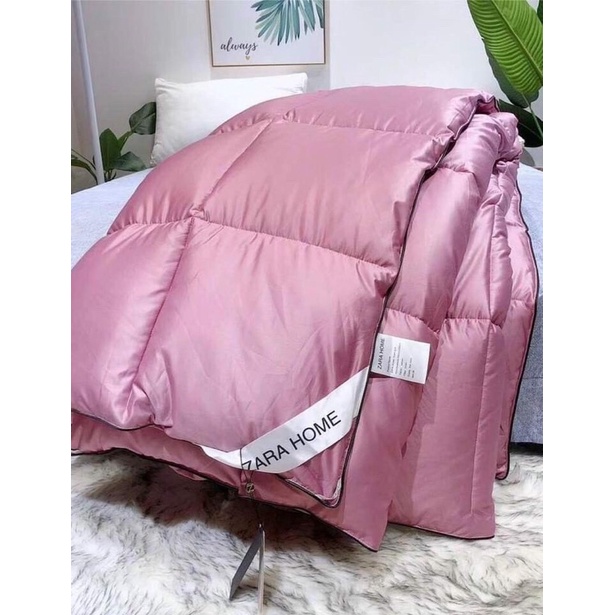 Chăn phao lông vũ ZARA nhập khẩu kt 200*230 nặng 2,6kg