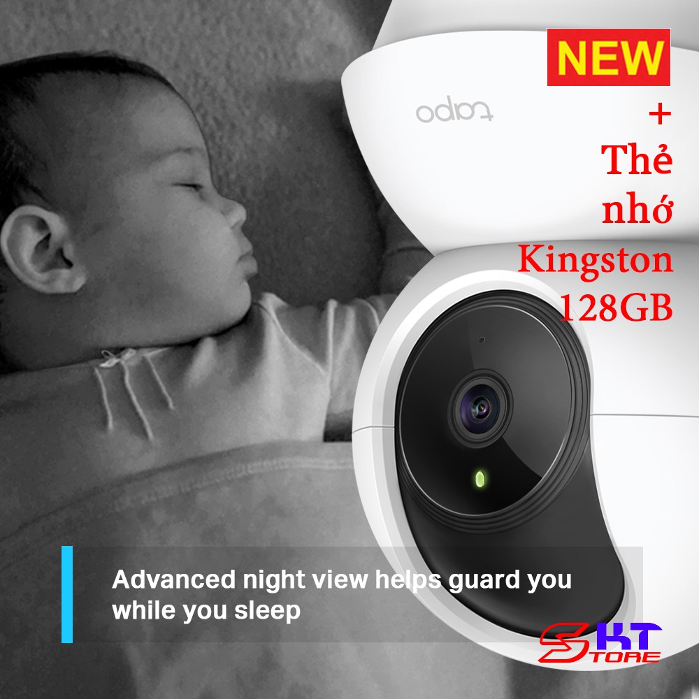Camera Wifi Tp-Link Tapo C200 + Thẻ nhớ Kingston microSD Canvas Select Plus 16GB / 32GB / 64GB / 128GB - Hàng Chính Hãng | BigBuy360 - bigbuy360.vn