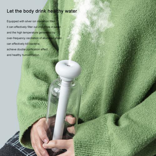 Máy phun sương tạo ẩm cầm tay hình bánh donut cổng sạc USB