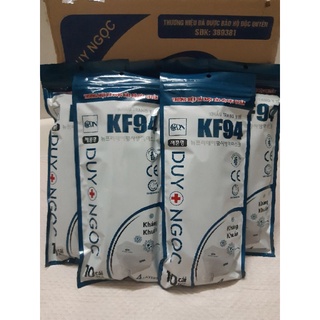 10 chiếc khẩu trang KF 94 Duy Ngọc