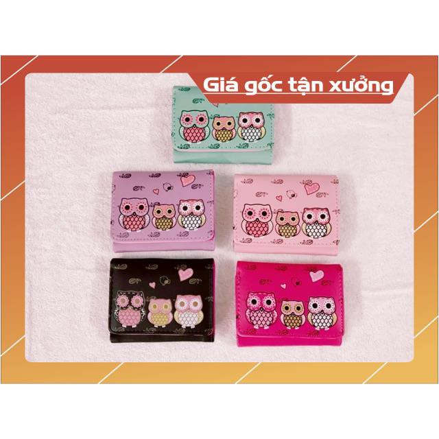 Ví nữ mini cao cấp ngắn cute nhỏ gọn bỏ túi thời trang giá rẻ