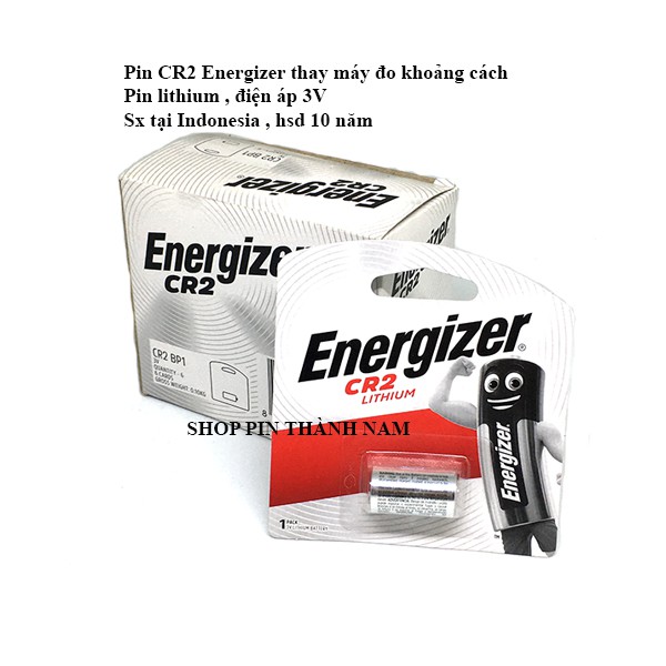 Pin CR2 Energizer 3V thay máy đo khoảng cách