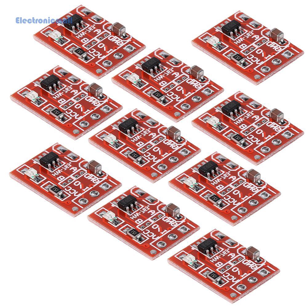 Set 10 Mô Đun Công Tắc Cảm Ứng Tự Khóa Ttp223 Chuyên Dụng