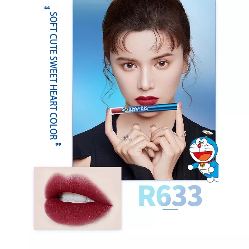 (Hàng Mới Về) Son Kem Lì Colorkey X Doraemon Tông Nhung Lì Chống Nước Lâu Trôi | BigBuy360 - bigbuy360.vn