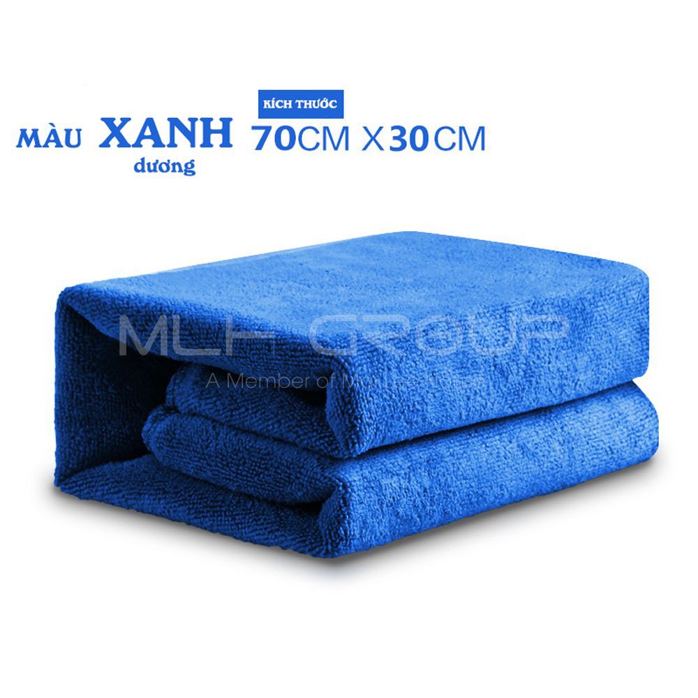 Bộ 2 Khăn Lau Ô Tô, Xe Hơi, Xe Máy Đa Năng Chuyên Dụng Cao Cấp Siêu Thấm Hút Nước Mạnh MLH