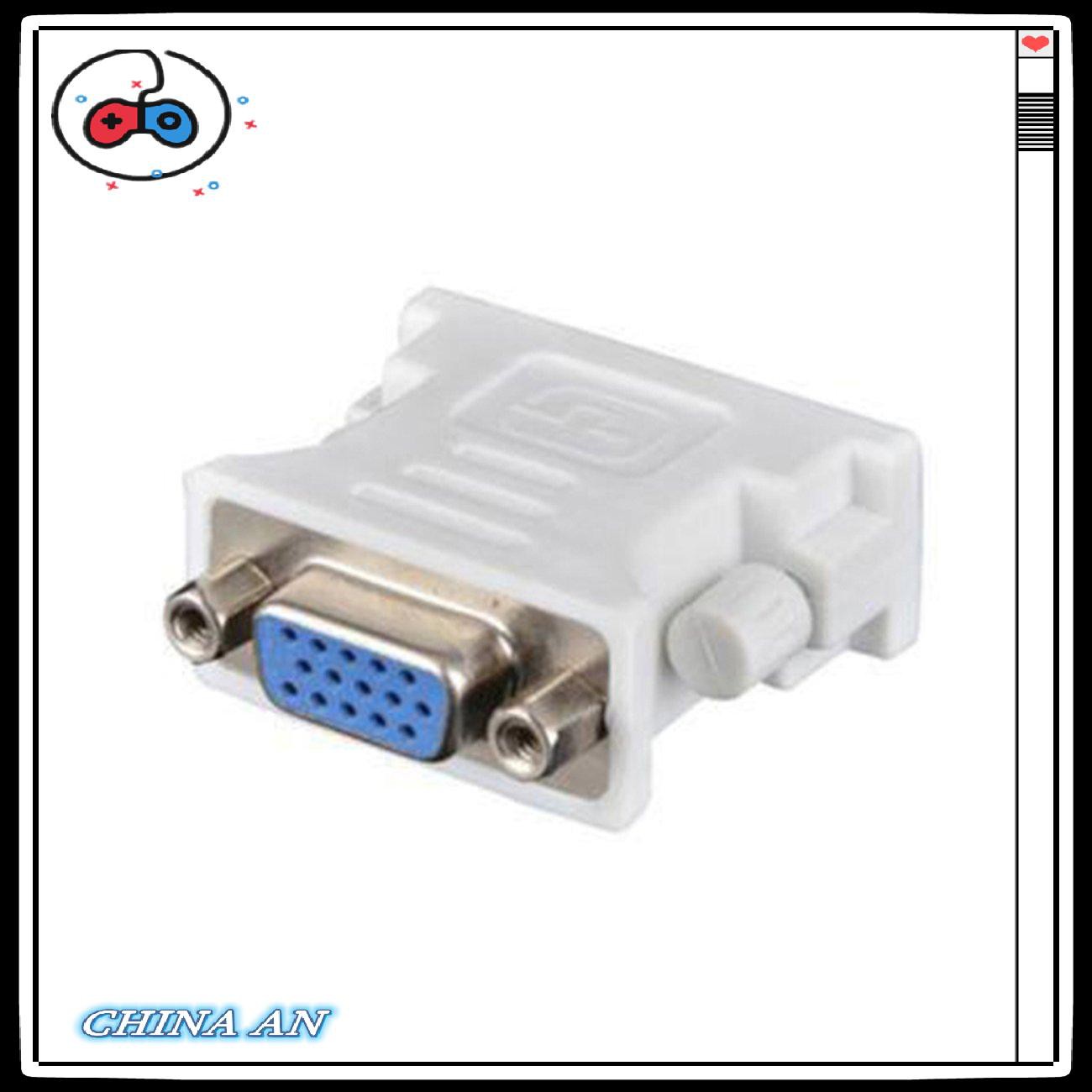 ⚡Hot sản phẩm/Adapter VGA To DVI D/24+1 Pin Male To VGA Female Socket Adapter Converter