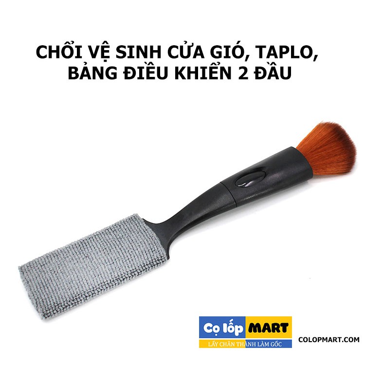 Chổi vệ sinh cửa gió 2 đầu - mẫu mới