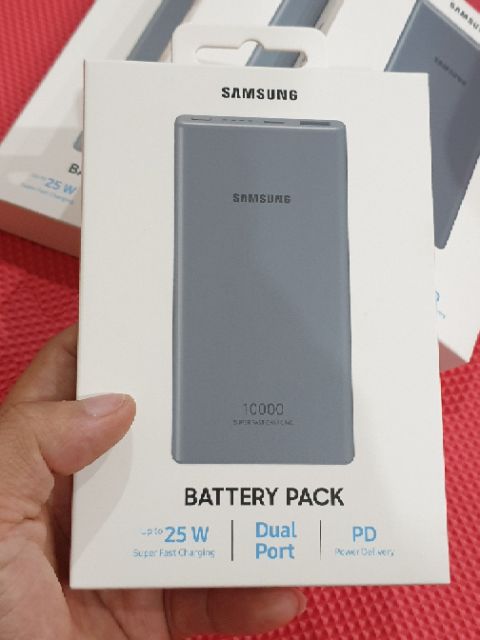 Pin sạc dự phòng Samsung EB-P3300 10,000mAh Sạc nhanh PD 2.0 25W IN/OUT USB-C - Hàng chính hãng