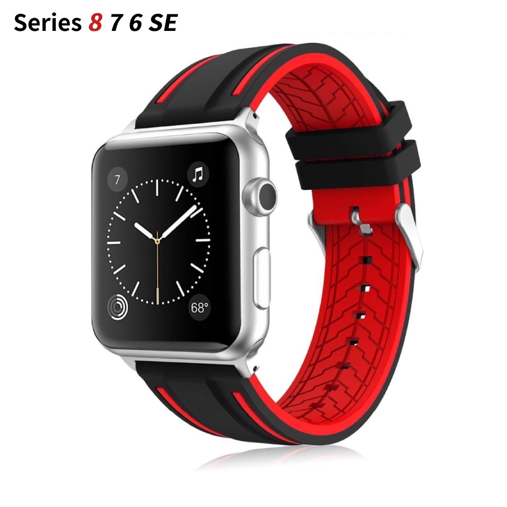 Dây Đeo Silicone Kiểu Dáng Thể Thao Cho Đồng Hồ Thông Minh Apple Watch Series 8 7 iWatch Series 8 7 45mm 41mm 2022 world cup