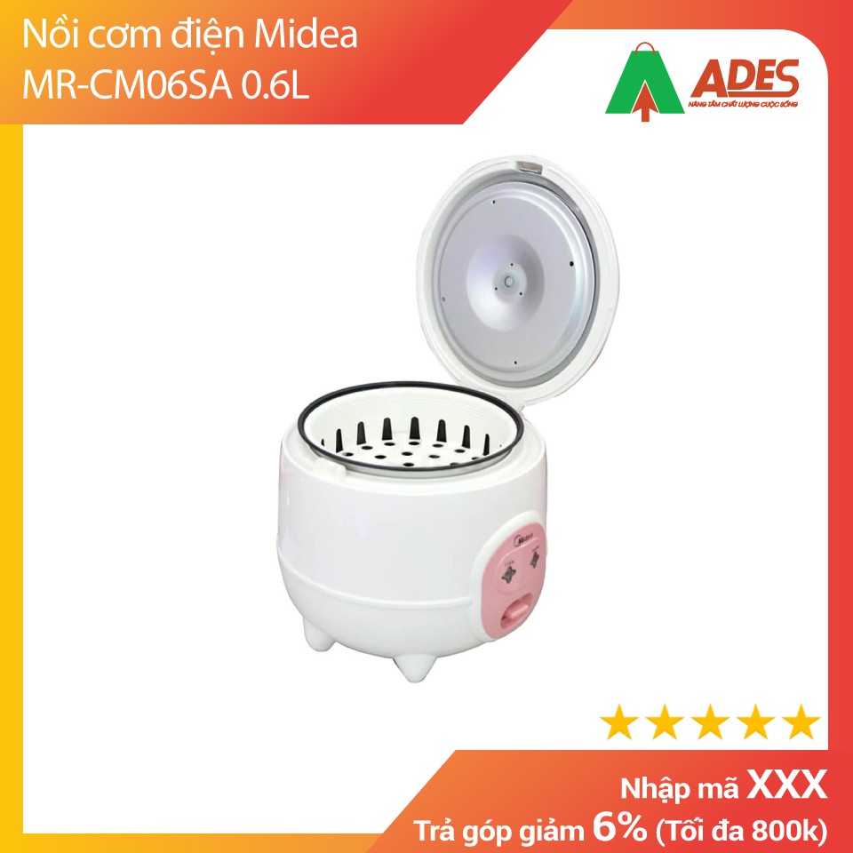 Nồi cơm điện Midea MR-CM06SA 0.6L - Chính hãng, Giá rẻ NEW 2021