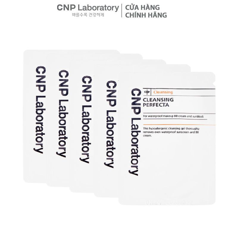 [Deal trải nghiệm] Combo 5 gói Gel tẩy trang sạch sâu CNP Laboratory Cleansing Perfecta