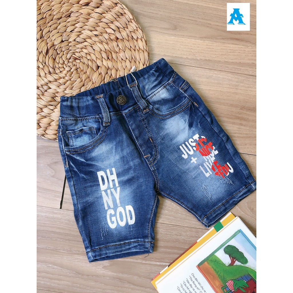 Quần short jean bé trai size cho bé 22kg - 40kg,AQJ94 - Trang 25 Kids