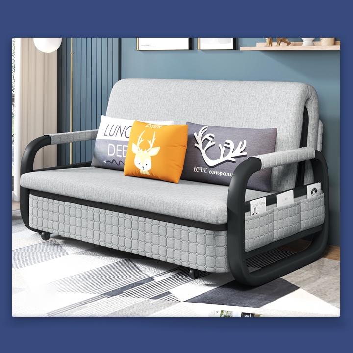 [Hott] Giường SOFA  thông minh cao cấp gấp gọn tiện lợi ( tặng kèm đệm và gối) - M060