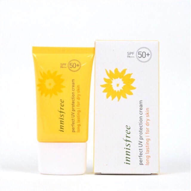 Sale 33% Kem Chống Nắng Innisfree Perfect UV Protection Cream Long Lasting SPF50+ PA+++ (For Dry Skin)