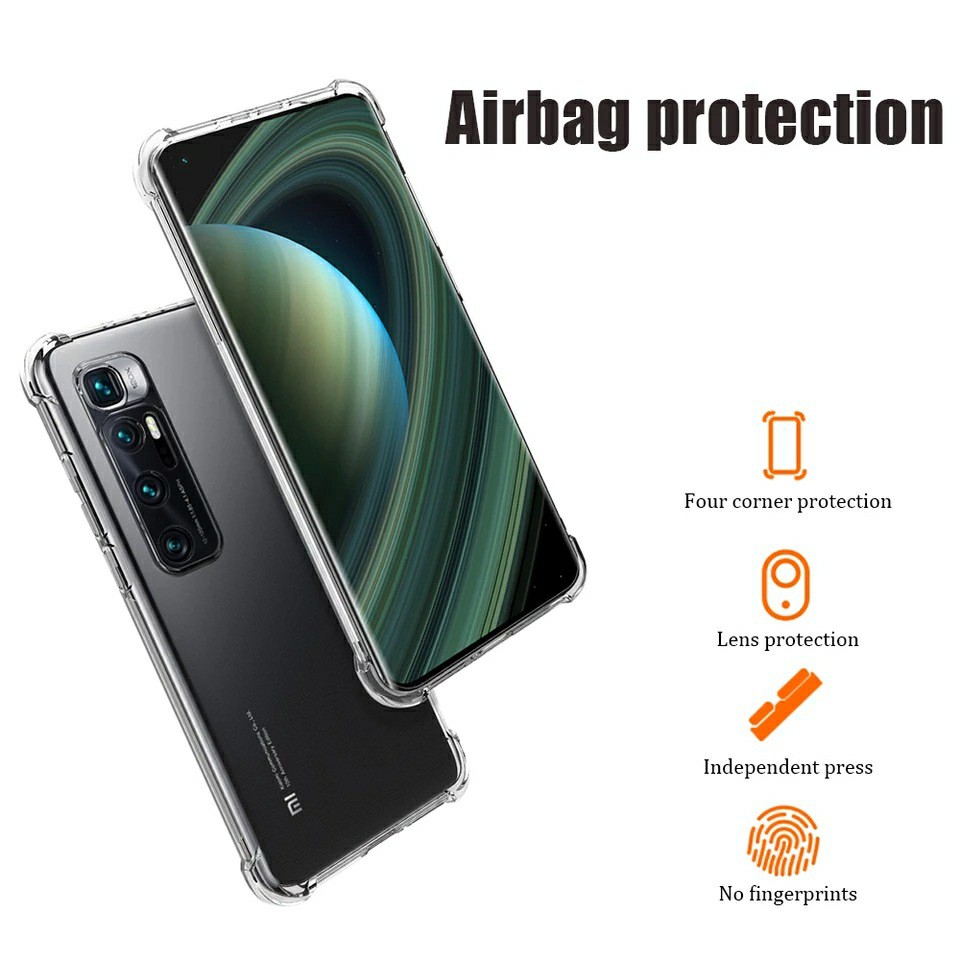 Ốp lưng Xiaomi Mi 10 Ultra / 11 Ultra / 12s Ultra / Mi 13 Ultra ốp lưng dẻo trong suốt lồi 4 góc lâu ố vàng