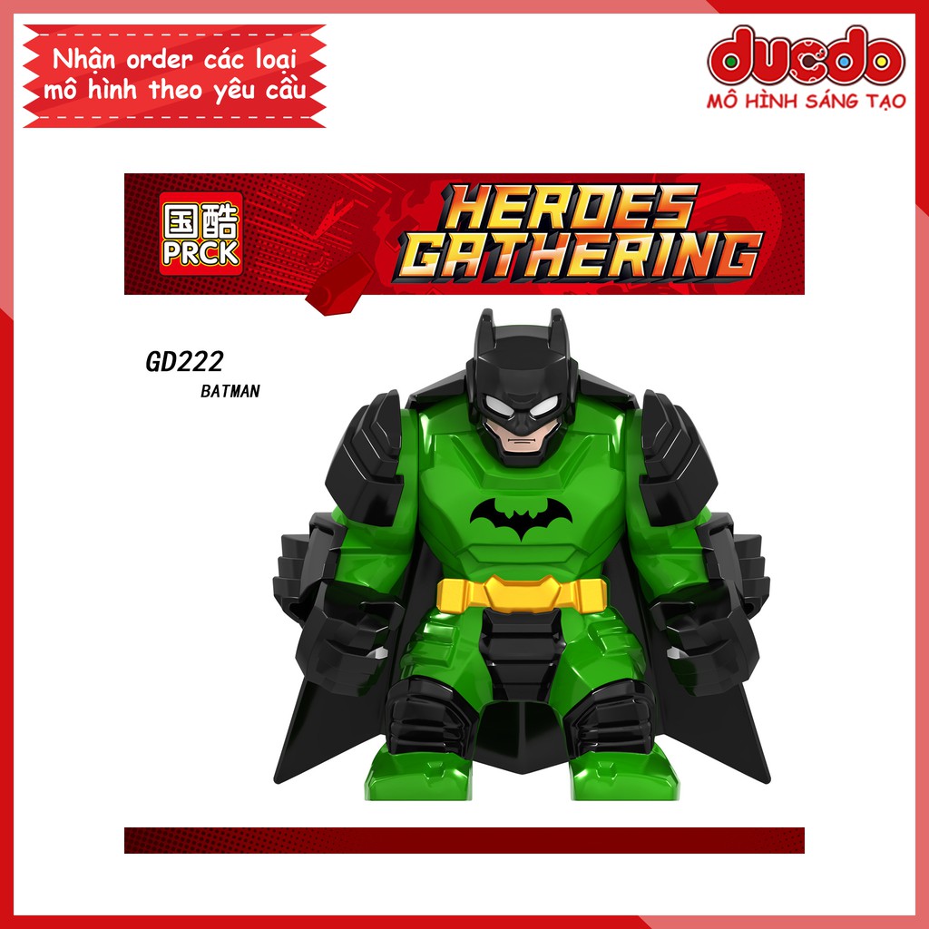 Bigfig siêu anh hùng Batman - Đồ chơi Lắp ghép Xếp hình Mini Minifigures Big Fig Iron Man GD201 215 217 222 LeLe
