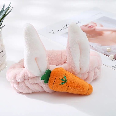 Băng đô, bờm tóc trang điểm tai thỏ cà rốt