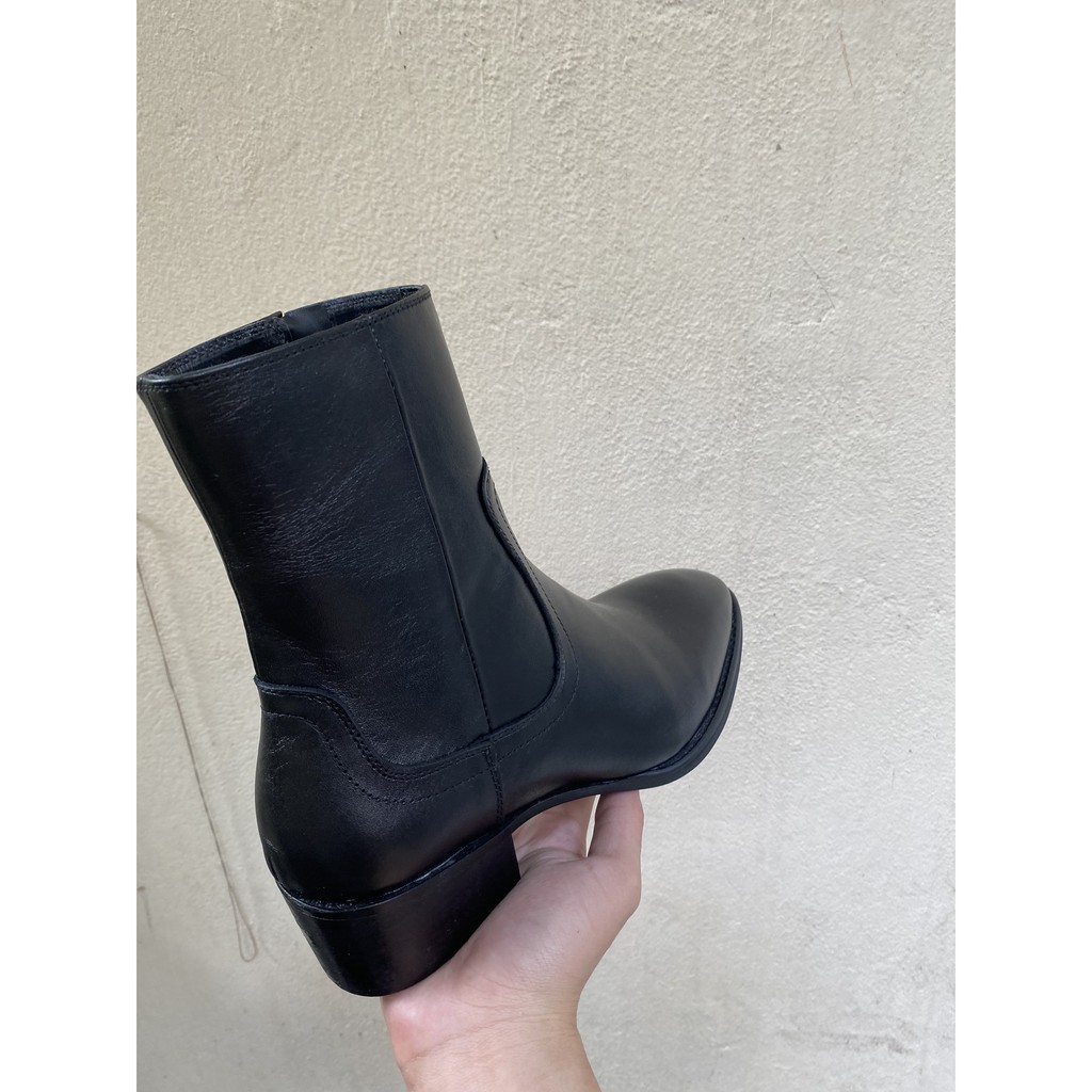 [ Cao cấp ] Lukas Boots da bò, Heel 4.5cm