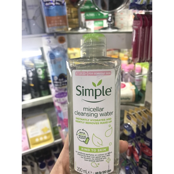 Nước tẩy trang simple 200ml