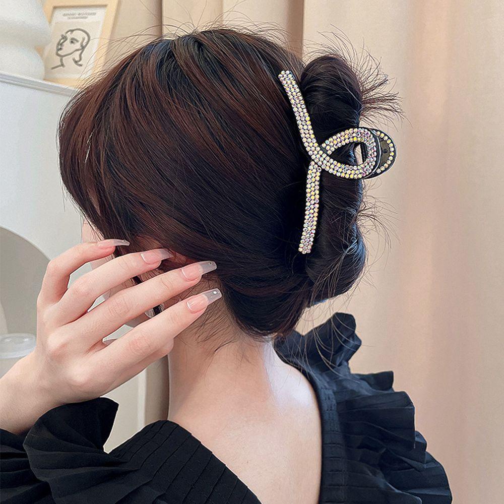 Kẹp Tóc Càng Cua Kiểu Dáng Thanh Lịch Cho Nữ WMES15H|Giá Đỡ Đuôi Ngựa Bằng Acrylic Tiện Dụng