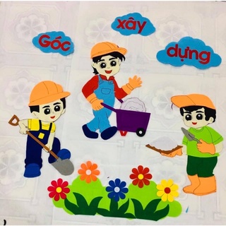 Tranh góc mầm non