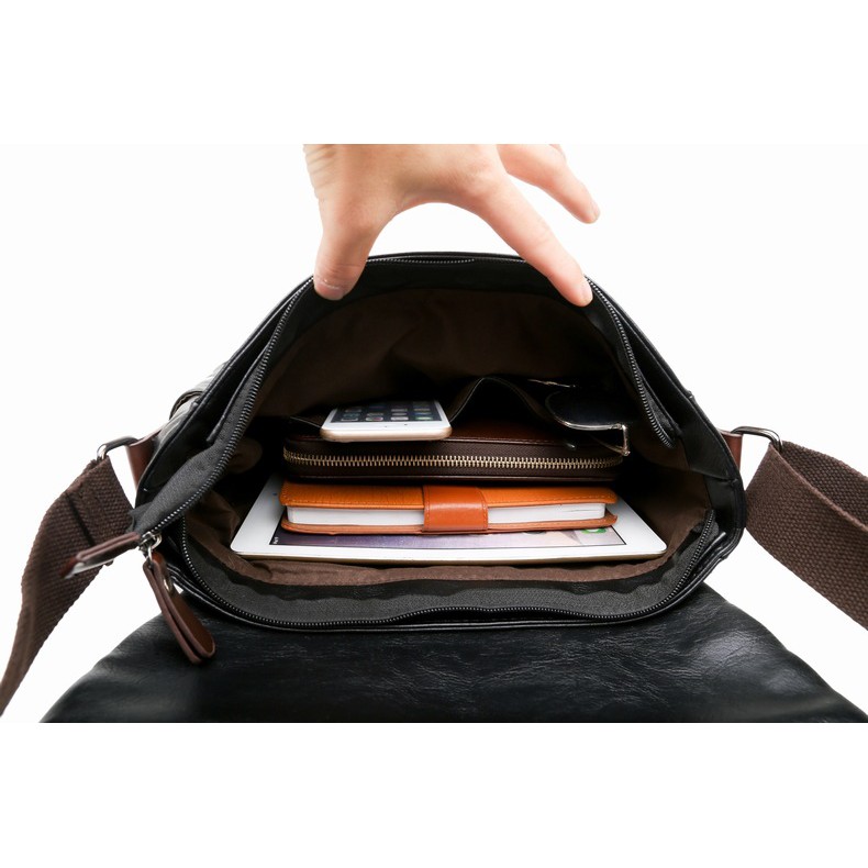 Túi chéo nam HUTALEATHER da PU  cao cấp thời trang phong cách VNA25