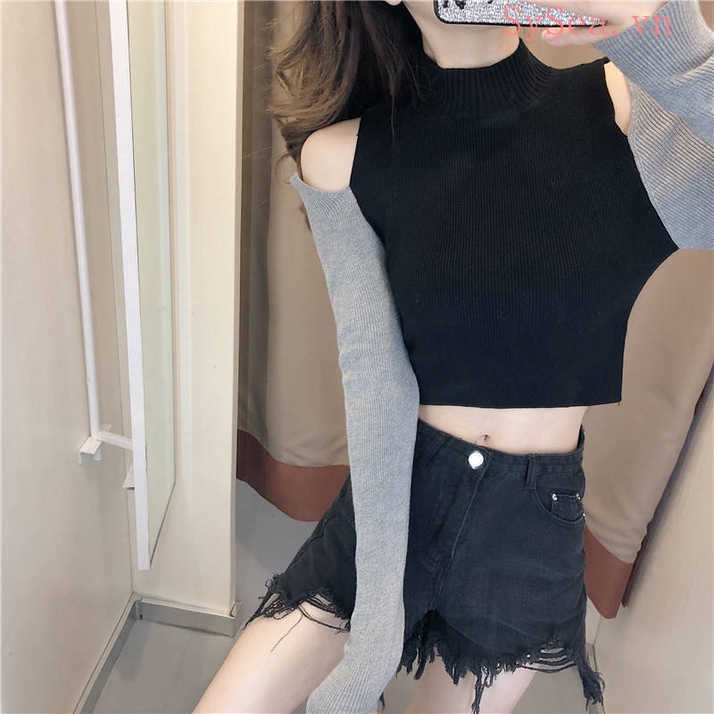 Áo dài tay / đầm ôm dáng thời trang quyến rũ cho nữ