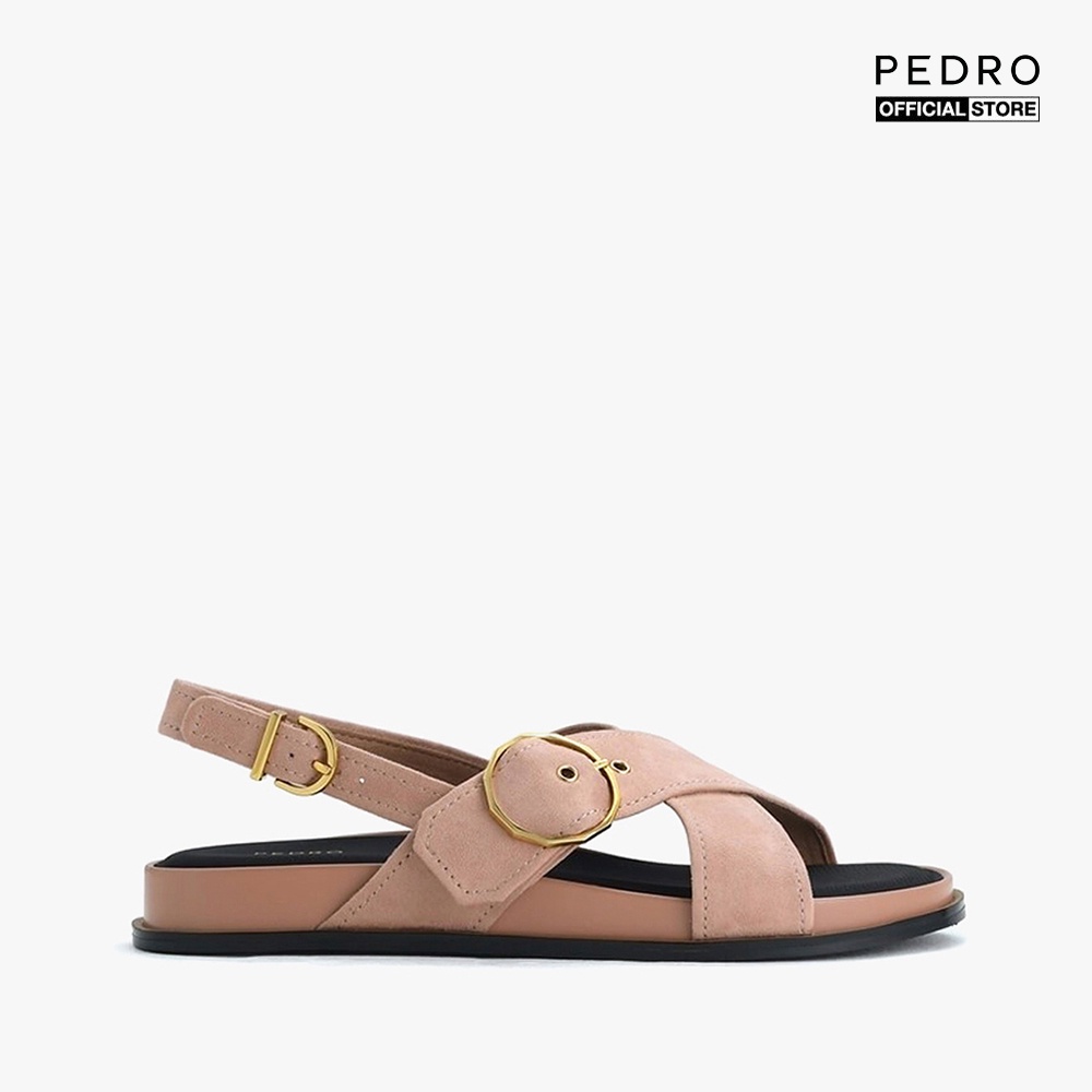 PEDRO - Giày sandal nữ phối quai đan chéo Platform Slingback PW1-65490141-35