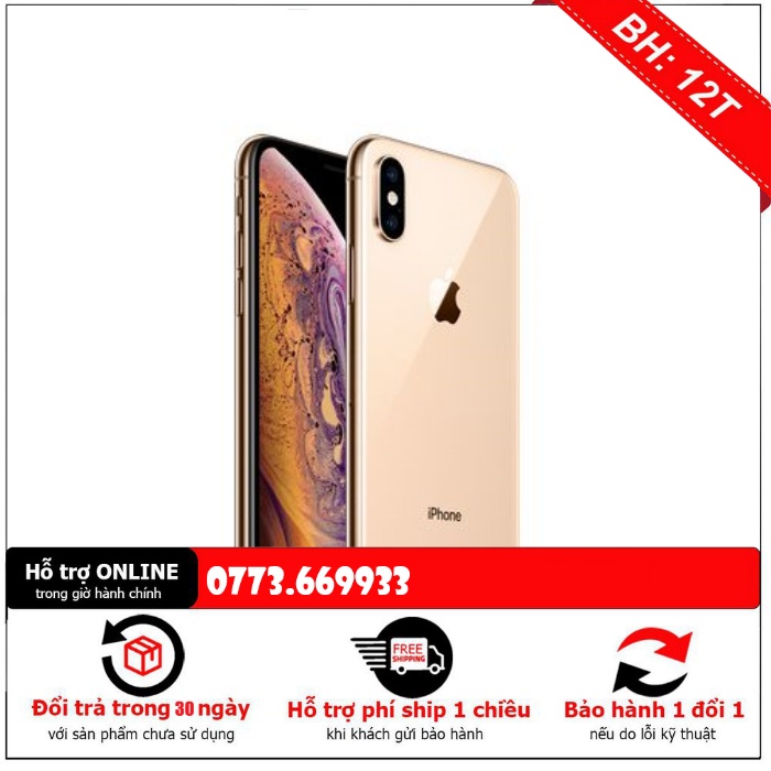 Điện thoại xs max 256Gb quốc tế fullbox