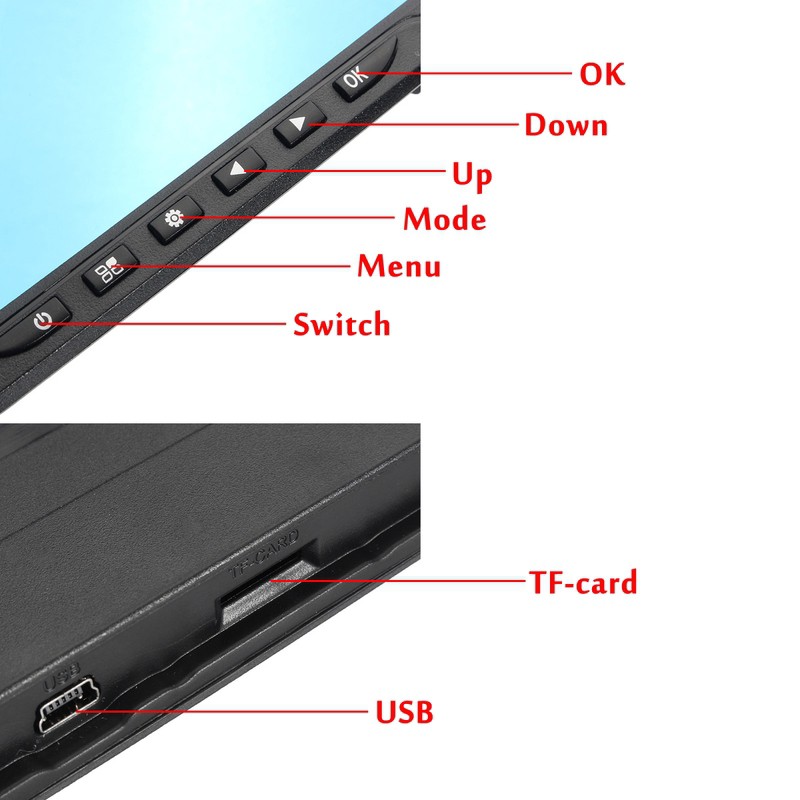 Máy ghi hình kỹ thuật số có camera 4.0" DVR HD dành cho xe hơi loa bluetooth | BigBuy360 - bigbuy360.vn