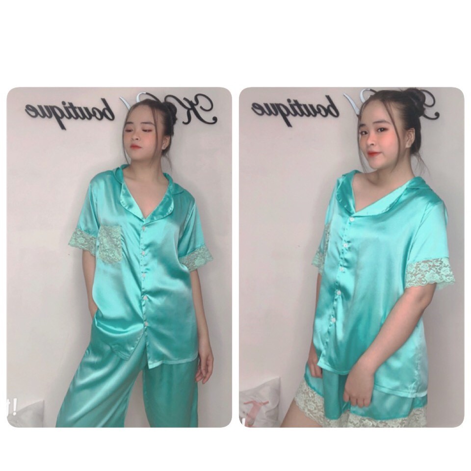 Bộ pizama lụa satin TNQD