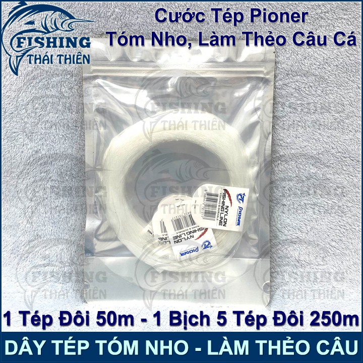 Dây Cước Tép Câu Cá  Pioneer Gói 250m Dùng Tóm Nho, Làm Thẻo Câu