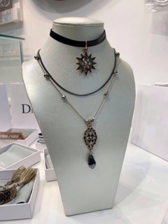 VÒNG CỔ CHOKER DÂY DA 3 TẦNG